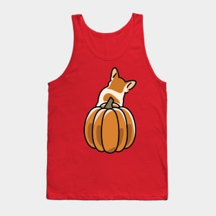 corgi butt pumpkin Tank Top